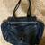BOTKIER Trigger Leather Black Textured Reptile Handbag 12 thumbnail