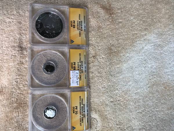 March of Dimes coin set 1