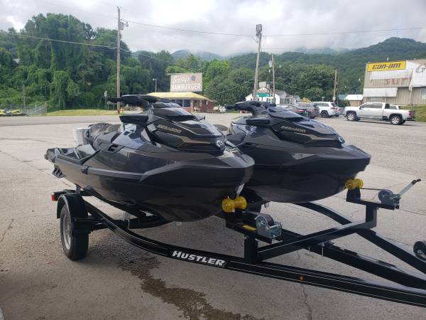 Two 2022 Sea Doo GTX Limited 300's with Trailer 1