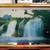 Waterfall moving and sound Large Wall Picture with Gold Frame 1 thumbnail