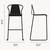 M.A.D. Fullerton Bar Stool (Maple/Black) 6 thumbnail