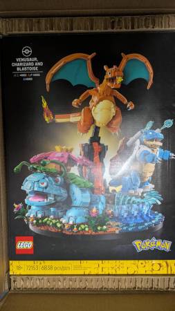 Venusaur, Charizard and Blastoise 72153 LEGO Pokémon Set 1