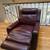 Maroon Leather Power Recliner Chair 4 thumbnail