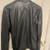 Men's Black Leather Motorcycle Jacket - Size S 5 thumbnail