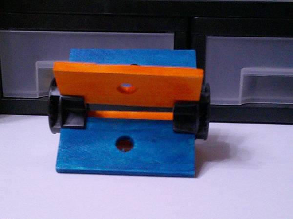 Rabbit Chew Toy (Blue & Orange) 1