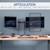 Desk Stand for 2 Screens up to 27 Inch Heavy-Duty Fully Adjustable Arm 6 thumbnail