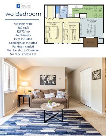 $2,175 / 2br - 880ft2 - Rare Find! 2-Bedroom Available 9/13 – Pet Friendly – $2,175/mo (Nashua)63932189292290120