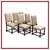 Restoration Hardware Empire Parsons Back Dining Chairs, Set Of Six. Es 1 thumbnail