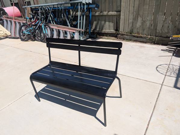 Fermob bench made in Italy French design - $650 (Tracy)63471027556483121