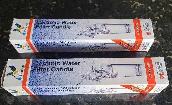 2-Pack Genuine Doulton M15 Ultracarb SI Ceramic Filter 10" W9223026 1