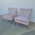 Pair of Pink Lounge Chairs 8 thumbnail
