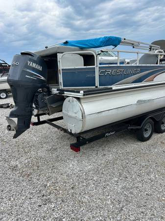 2004 24’Crestliner tritoon 1