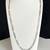 Vintage 29 1/2" Sterling Silver Italy Figaro Style Chain Necklace 45gr 1 thumbnail