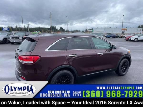 2016 Kia Sorento LX - $11,947 (Rochester, WA)63654706831233124