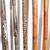 FIFTY-FIVE BAMBOO ARROWS CARVED OCEANIC 14 thumbnail