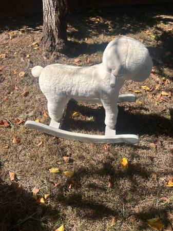 Pottery Barn Rocking Sheep for toddlers 1