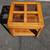 Tables: Coffee: Square Table w/ Four Glass Inserts & Bottom Shelf 3 thumbnail