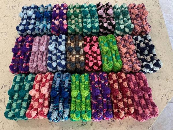 REDUCED - Handmade Women's "Corn Cob" Slippers 1