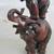 Three Elephants Family Stack Epoxy Plaster Cast Statue 16" Tall 4 thumbnail