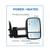 Tow Mirrors For 2003 2004 2005 2006 Chevy Silverado 1500 2500 Power Heated Arrow 3 thumbnail