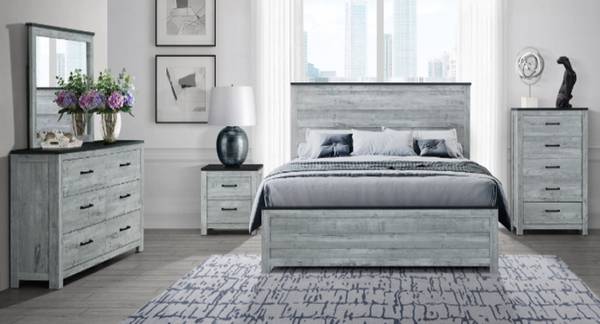 Trendy Grey Bedroom Set – Factory Direct Fast Delivery On Sale 1