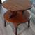 Vintage Two-Tier End Table - Dark Walnut Finish 2 thumbnail