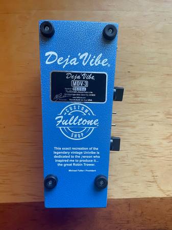 Fulltone Custom Shop MDV-3 Mini DejaVibe 3 Vintage Rotary Pedal