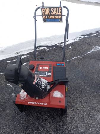 Snowblower TORO CCR2400 power curve 1