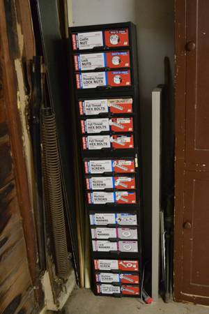 Hardware or parts organizer bins / drawers 1