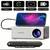 New Projector] Mini Portable Projector , Supports 1080P Resolution, Built - in S 1 thumbnail