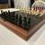 Lovely Cased Chess Set W/Tinted Glass Board & Real Wooden Players 1 thumbnail