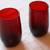 31-piece mid-century ruby glass dinnerware set.  Excellent condtion 8 thumbnail