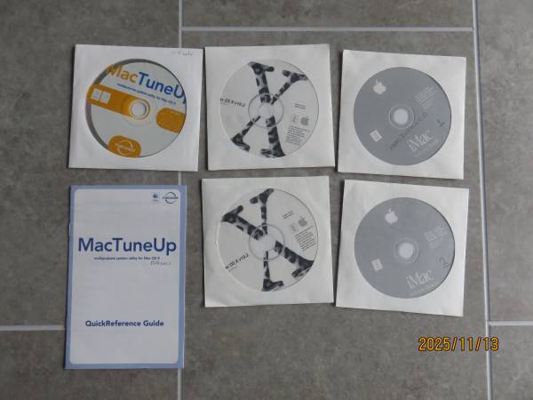 Apple MAC old operating systems and MacTuneUp 1