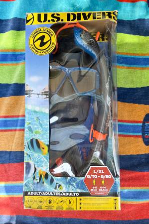 Mask, Snorkel and Fin Set 1