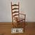 Miniature Wood Ladder Back Shaker Tape Seat Chair Doll Bear Chair 12 thumbnail