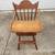 Vintage Oak Highchair 1 thumbnail