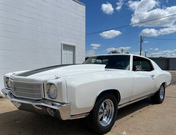 1970 Monte Carlo - Totalmente Restaurado - Motor 454 Crate Reacondicionado - Hermoso - $49,50063621142341761123