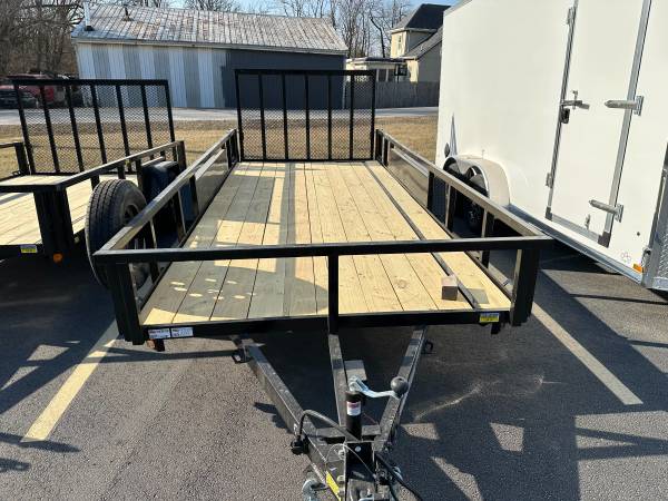 2026 Utility Trailer 82 x 16 7K With Spare Adjustable Coupler 1