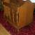 Solid Maple Vintage Double Sided Magazine Rack with Handle 6 thumbnail