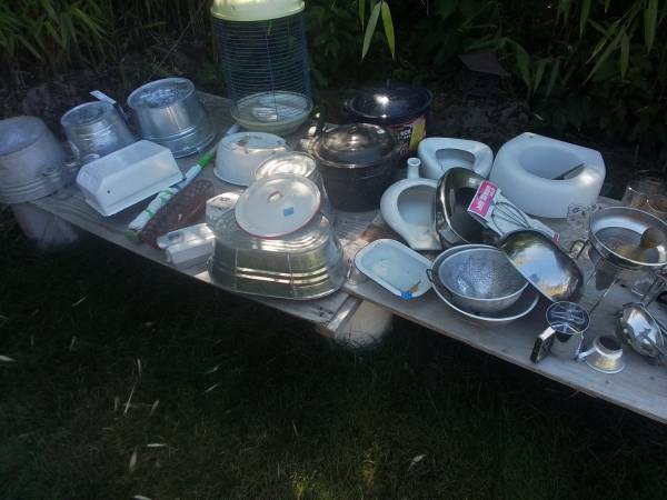 Galvanized pails 1