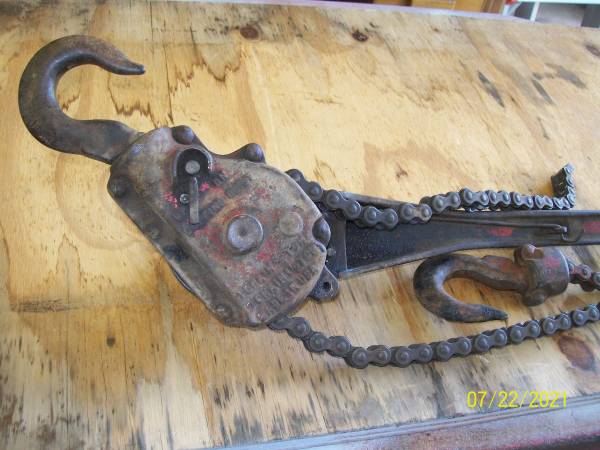 Coffing hoist 3/4 ton 1