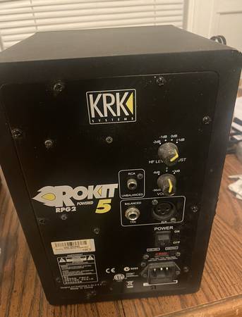 3 Rokit 5 KRK Speakers studio monitors - $4563471138521603122
