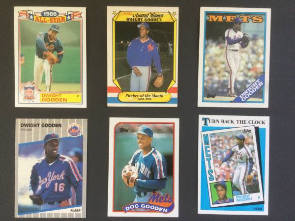 DWIGHT GOODEN BASEBALL CARDS 1