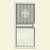 INSECT SCREEN PANEL INSERT FOR 32" X 80" SECURITY DOOR (WHITE). 2 thumbnail
