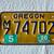 Original 1990s Oregon Motorcycle License Plate 1 thumbnail