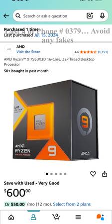 AMD Ryzen 9 7950X3D OBO 1