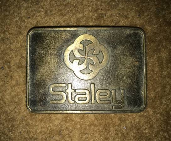 Vintage A.E. Staley Belt Buckle 1