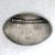 Antique 1940s Silver 950 MUTO Japanese Etched Black Oval Brooch Pin 3 thumbnail