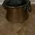 Antique french copper cauldron , black forged iron handles 7 thumbnail