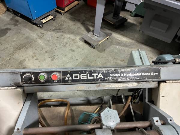 Delta model 9 horizontal metal cutting band saw 1